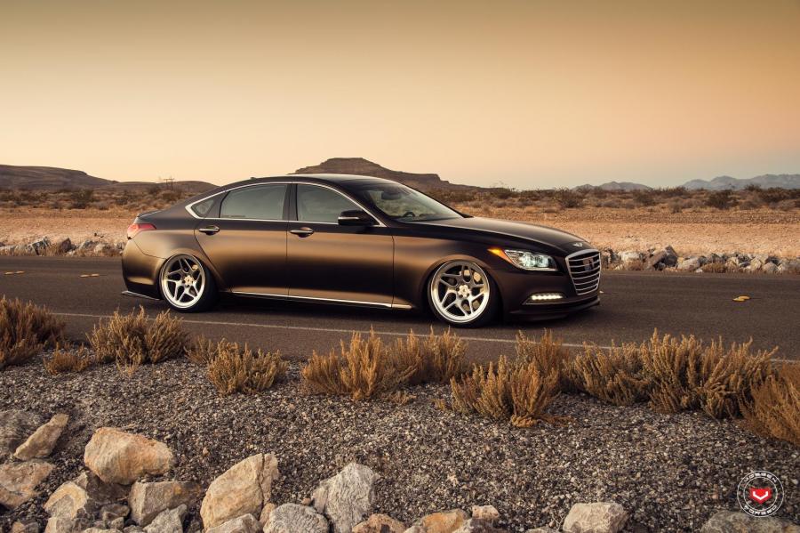 Genesis G80 X Work on Vossen Wheels (LC-104T) '2017